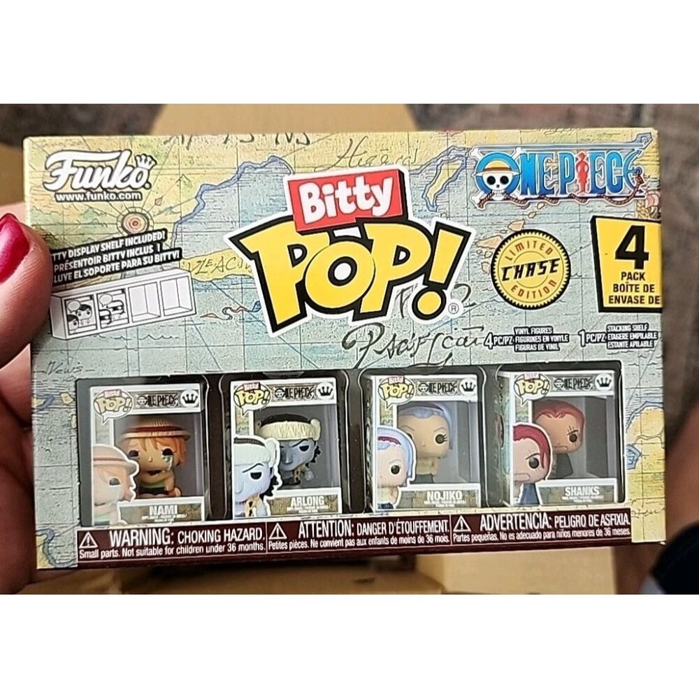 Funko Bitty POP! One Piece Nami, Arlong, Nojiko & Shanks Chase 4 Pack